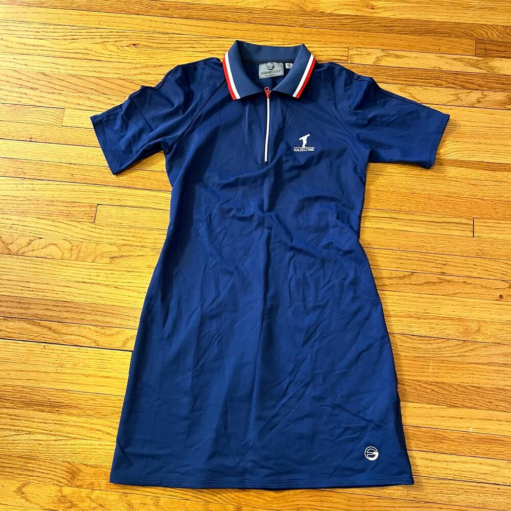 FORAY GOLF Navy Polo Dress from Hazeltine